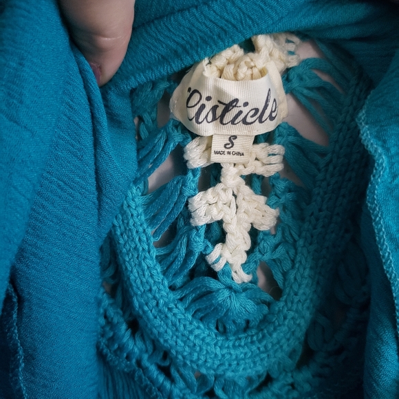 Hand Crochet Ruffle Tank Top - Picture 5 of 6